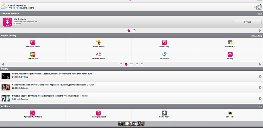 Mobilní portál <br> m.T-Mobile.cz